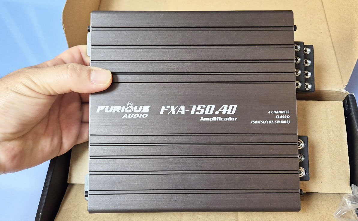 FURIOUS AUDIO 4채널 도시락앰프