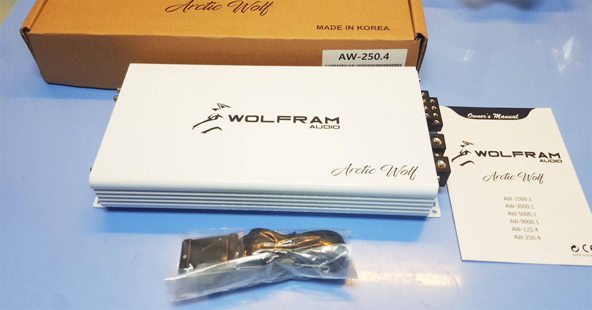 울프람 AW250.4 250와트 4채널앰프