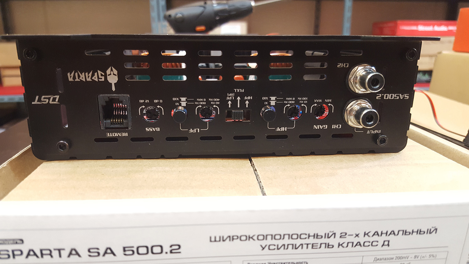 공장 리퍼브중고 다이나믹 500.2  2CH 앰프