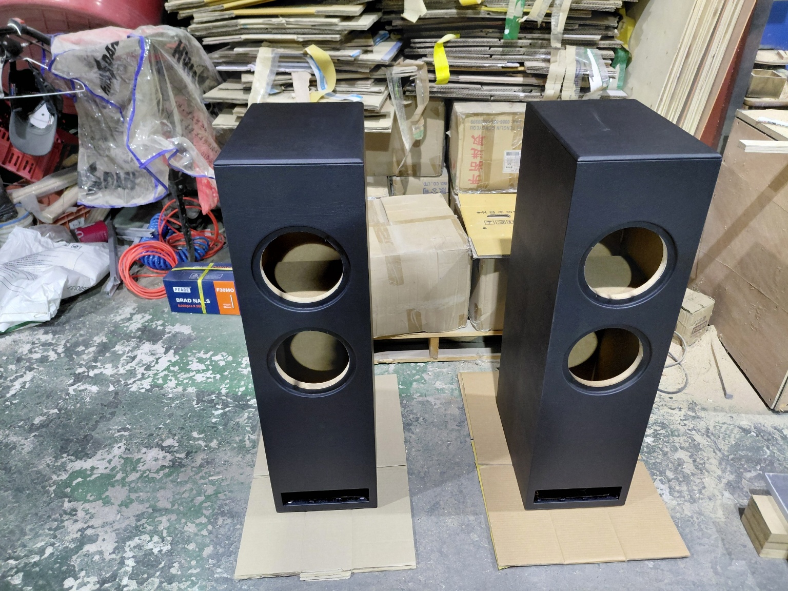 6.5인치 더블각포트 우퍼박스