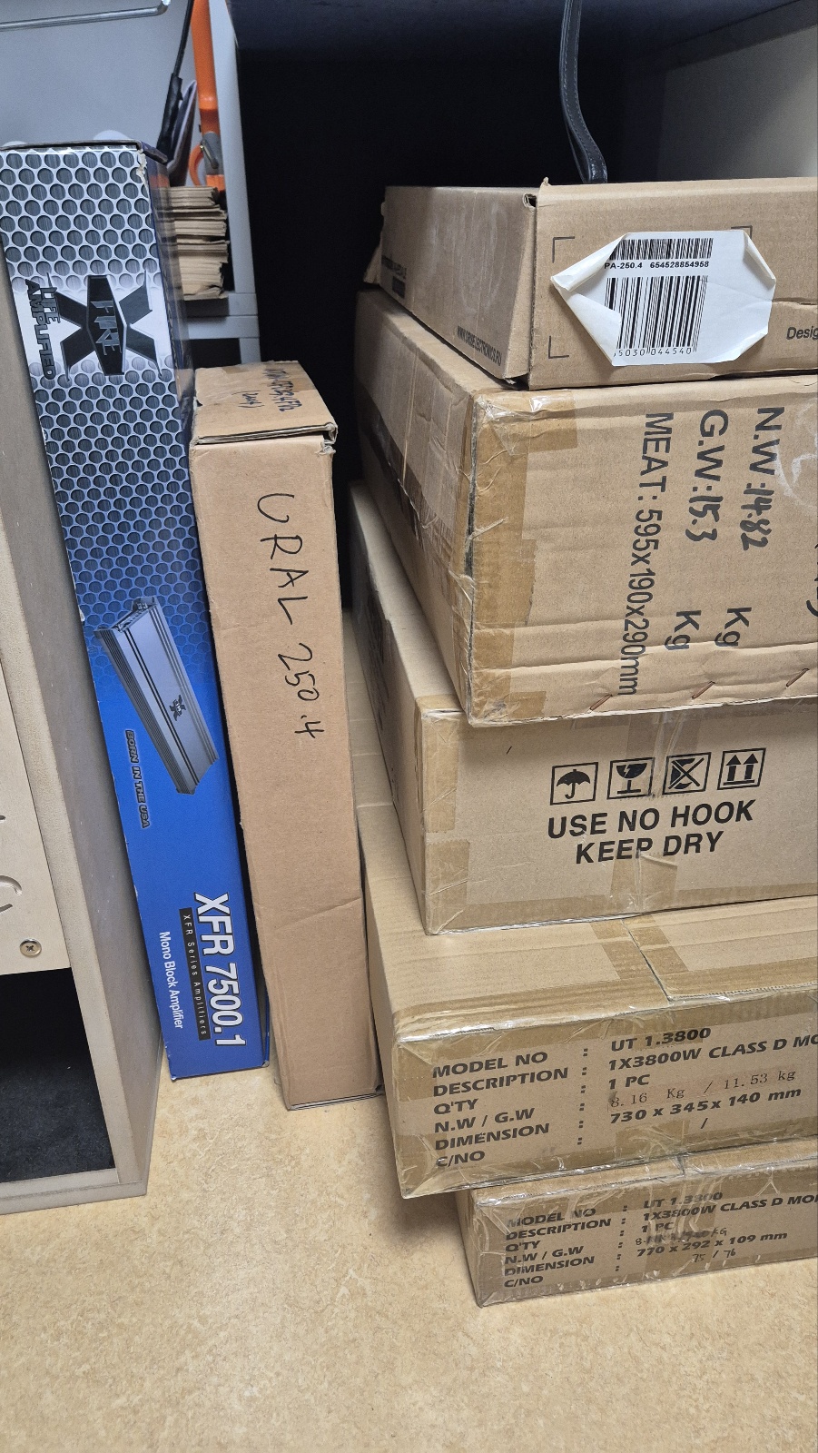 XFR 7500.1 우퍼전용 대출력앰프