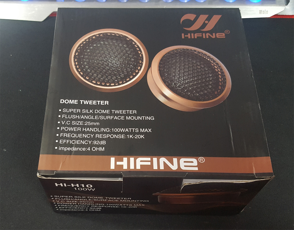 HIFINE H10 실크돔트위터(순정대체용)
