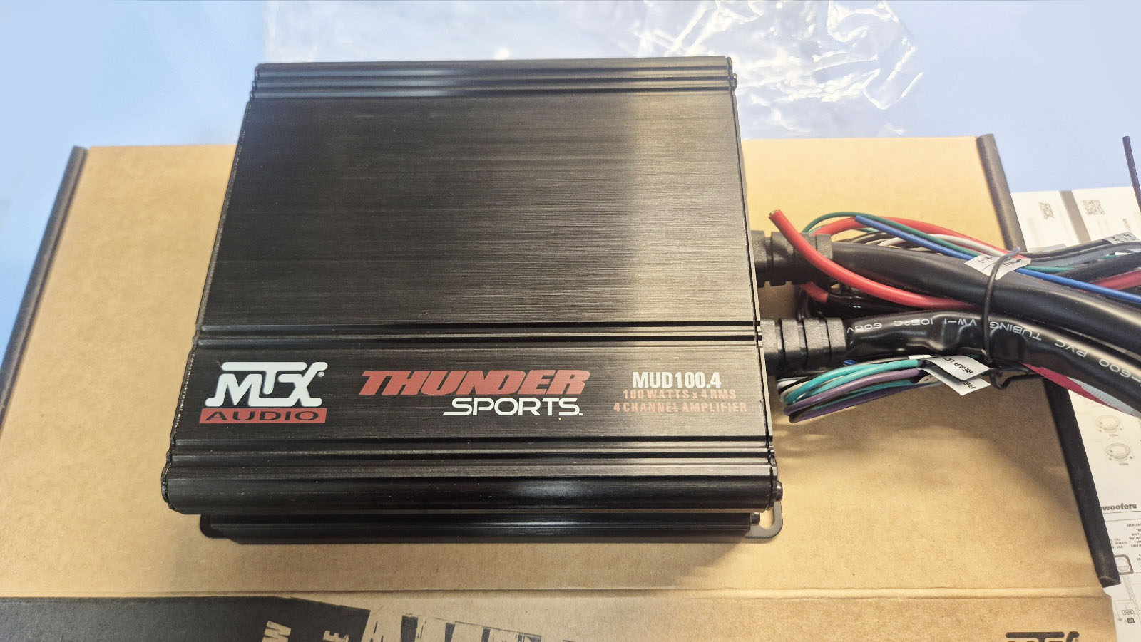 MTX MUD100.4 오토바이 미니앰프