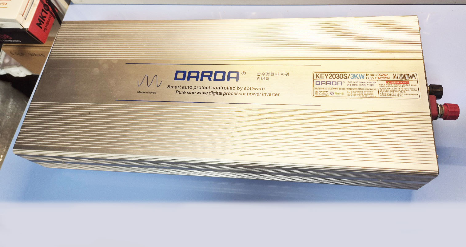 순수정현파 3kw 인버터 (24v - 220v) 중고